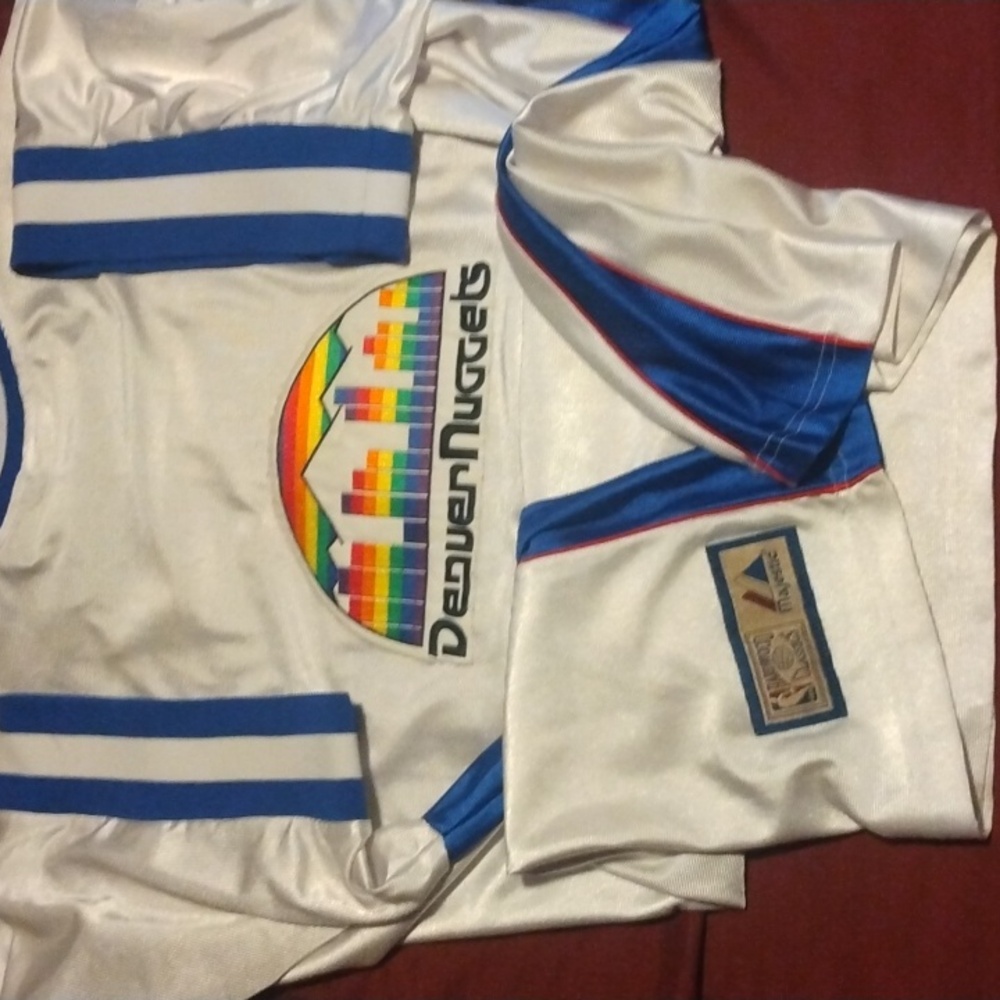 Denver nuggets hardwood Classic majestic warm-up.